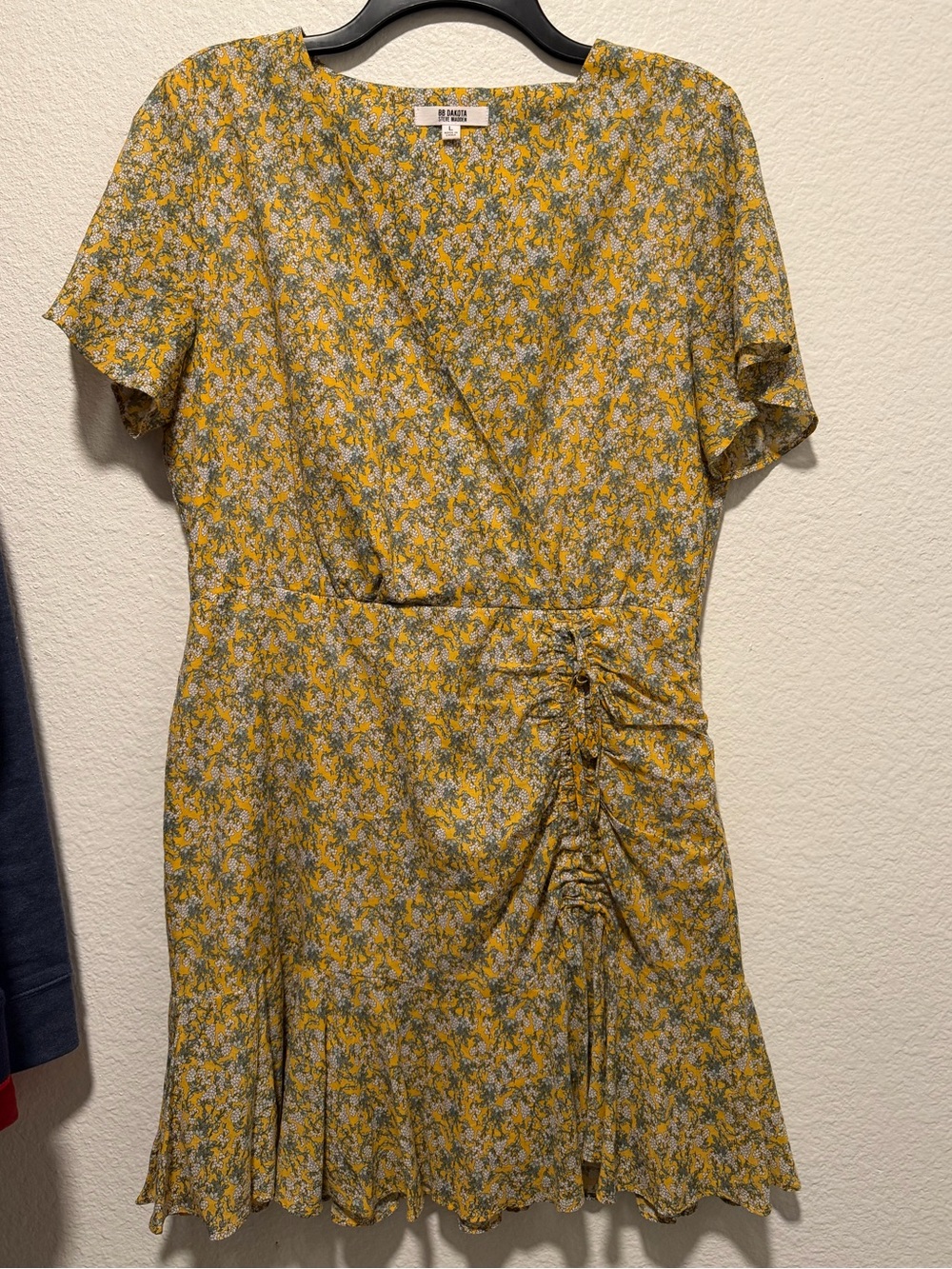 BB Dakota Steve Madden Big Flirt Mini Dress Floral Large - Picture 2 of 16